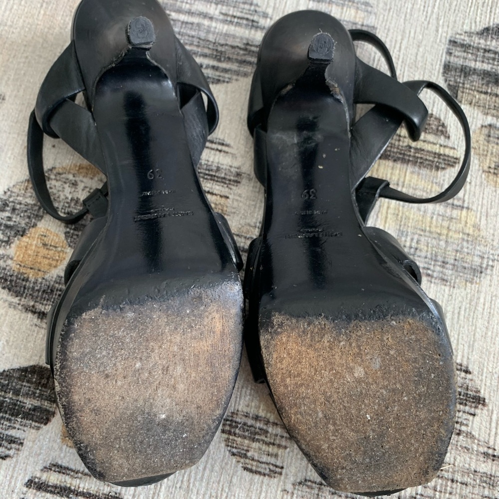 Saint Laurent Paris tribute 75mm heels black 39 - Picture 6 of 11